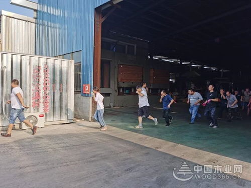 桑墟镇开展木材加工企业等行业每月消防安全演练日活动